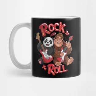 Melodic Harmony:  Bigfoot and Panda Bear Mug